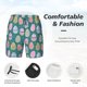 thumbnail image 3 of Fotbe Colorful Easter eggs Traje de Baño para Hombre – Shorts de Natación de Secado Rápido con Forro y Bolsillos-Medium, 3 of 6