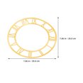 thumbnail image 6 of OFFIGAM 2-Pack Self-Adhesive Roman Numeral Mirror Clock Decals with Acrylic for Living Room Wall Decor, 6 of 8