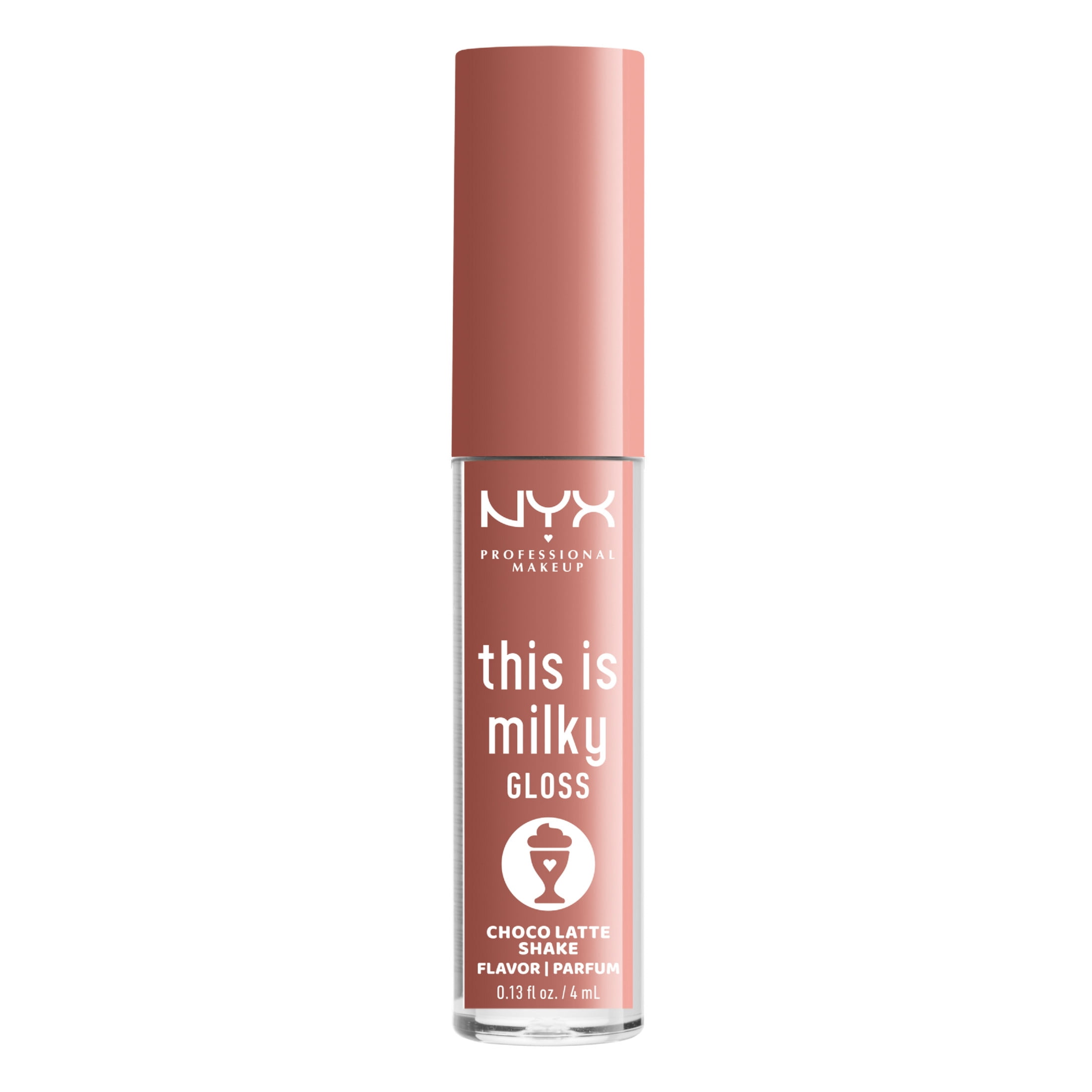 NYX Professional Makeup This Is Milky Gloss, Lip Gloss with 12 Hr Hydration, Choco Latte Shake