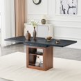 thumbnail image 3 of Expandable Dining Table with Storage - Rectangular Kitchen Table for 4-8 People, 3 of 10