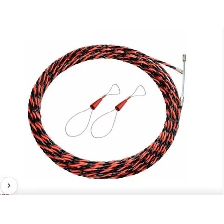 Aiguille Tire-Fil Électrique 20M Diamètre 4,5mm - Avec 2 Têtes Guidage - Flexible Et Robuste