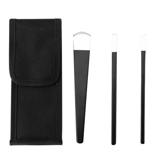 Juego de cuchillos de pedicura de acero inoxidable Dead Skin Push HUOGUO