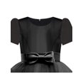 thumbnail image 2 of Girls Dress Short Sleeve Black Ball Gown Wedding Party Pageant 12 Years, 2 of 4