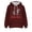 Wine Red, variant on Scream 7 Merch Ghostface Movie Bagless Hoodie Halloween Sweatshirt Streetwear Unisex Winter Casual Fashion Pullovers Top