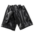 thumbnail image 2 of Limei Faux Leather Cycling Fingerless Gloves, Outdoor Driving Motorcycle Sport Half Finger Glove for Men Women Teens, 2 of 6