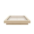 thumbnail image 5 of Nexera Marconi Queen Size Platform Bed Frame, Natural Blonde Oak, 5 of 8