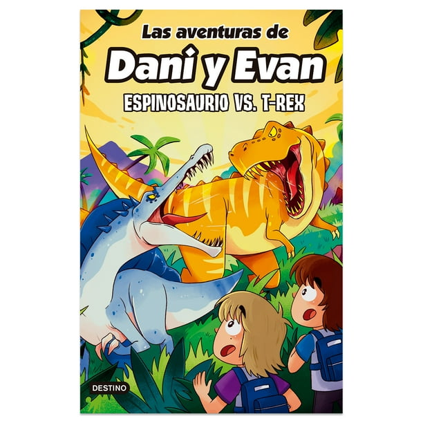 Las Aventuras de Dani y Evan 10 Espinosaurio Vs Destino Libro de bolsillo 1ra edicion