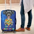 thumbnail image 4 of Autism Awareness Chinese Crested Accept Understand Love Travel Luggage Cover Dog Lover Suitcase Dust Protective Decor - 12003, 4 of 5