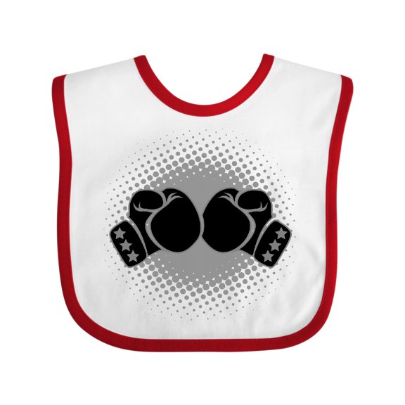Inktastic Boxing Gloves Sports Boys or Girls Baby Bib