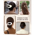 thumbnail image 4 of AWAYTR 6 PCS Oval Flat Hair Claw Clips for Women, Medium French Clips with Strong Grip, Non Slip Hair Clips for Thick & Thin Hair, 4 of 7