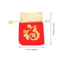 thumbnail image 3 of Miangastore Sacs du Nouvel An Chinois Peluches Rouges 6 Pcs 4.7x3.7in, 3 of 8