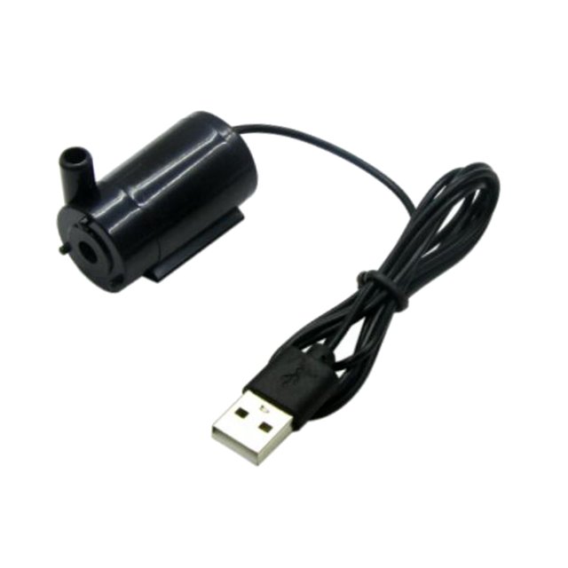 Mini bomba de agua USB 5V de eléctrica duradera para el arte de Negro Horizontal Jinwen bomba de fuente
