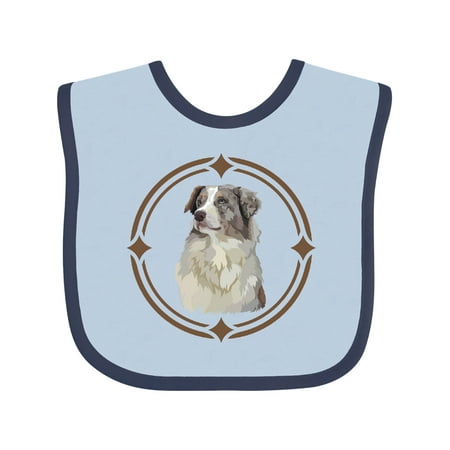 

Inktastic Australian Shepherd Dog Gift Baby Boy or Baby Girl Bib