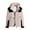 Pink, variant on Babysbule New Winter Coats for Women Fashion Women Comfortable Casual Color Block Interchange Jacket Drawstring Pocket Long Sleeve Hooded Casual Outwear Jackets