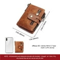 thumbnail image 2 of pitrice Men Anti-theft Leather Wallet Coin Purse Male Min Walet Pocket Wallet, 2 of 4
