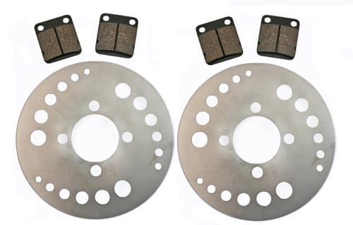 Rear Brake Pads /& Sport Brake Rotor Yamaha YFZ350 Banshee 1990 1991 1992 1993