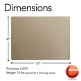 thumbnail image 5 of Resilia X-Large Under Grill Mat - 57" x 47", Beige/Tan, 5 of 10