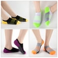 thumbnail image 2 of COOPLUS No Show Socks for Women Non Slip Cushioned Low Cut Invisible Athletic Socks for Running Sneakers 6 Pairs, 2 of 7