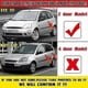 thumbnail image 4 of 1473662 Car Window B Pillar Moulding Trim Covwe Guard for Fiesta 3 Door Mk6 2001-2008 Left, 4 of 5