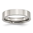 thumbnail image 6 of Stainless Steel 5mm Wedding Ring Band Size 7.5, 6 of 6