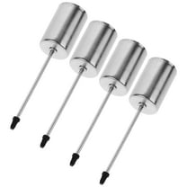 TABLZONE Set of 4 Metal Candle Holders with Spikes for Taper Candles, Elegant Decorative Home