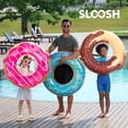 thumbnail image 2 of Joyfy 3 Packs 32.5'' Donuts with Glitters Pool Floats for Kids and Adults, Swim Tube Pool Rings Funny Tube Toys for Swimming Pool Party Decorations, 2 of 8