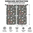 thumbnail image 2 of Blackout Kids Curtains,Dark Gray Princess Unicorn Cloud Pattern Childrens Insulated Curtains Set Of 2,Bedroom Essentials,Toddler Room Decor 42"x84", 2 of 5