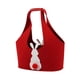 thumbnail image 3 of Bolsa de pascua de Pascua con mango, cesta de huevo reutilizable, bolsa de huevo de Pascua para envoltura de regalos, suministros de fiesta de Pascua Rojo, 3 of 8