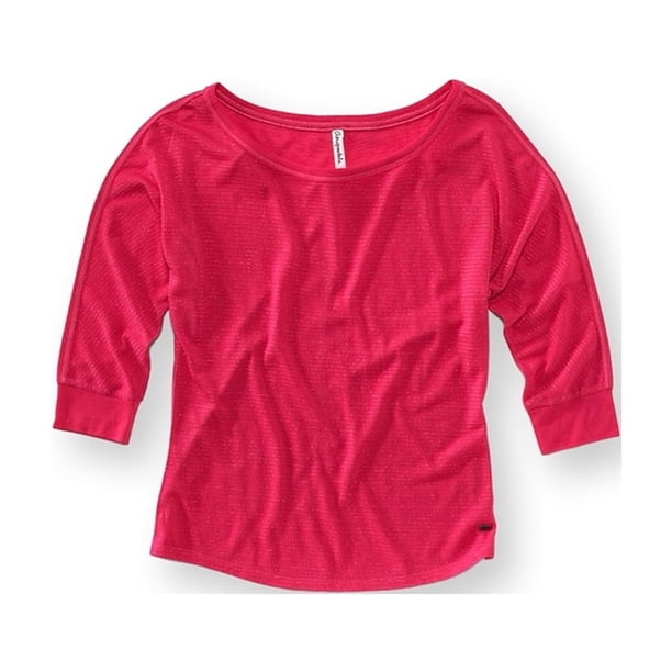Camiseta gráfica de Manga 3/4 Aeropostale para mujer rosa pequeña