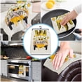 thumbnail image 4 of Summer Gnome Bee Daisy Truck Hand Towels Dishcloth Utensils for Kitchen Microfiber Cleaning Cloths Household Wipe Towel, 4 of 7