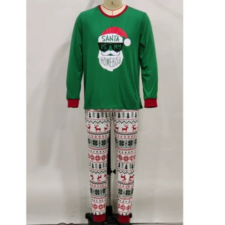 

Christmas Pyjamas Santa Print Xmas PJs Set Family Matching Womens Mens Kids Baby Nightwear Pajamas Festive Sleepwear Gifts
