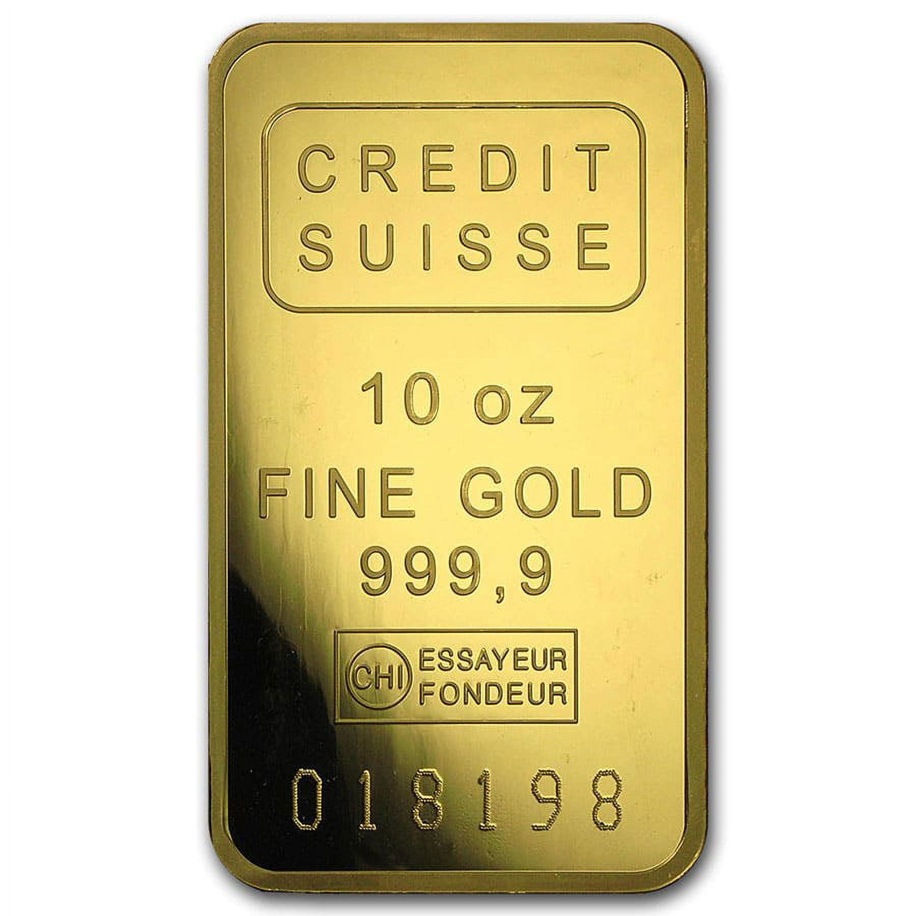 10 oz Gold Bar - Brand Name