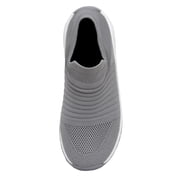 CUSHIONAIRE Womens Breeze Stretch Knit Slip on Athletic Shoe +Memory Foam & LiteSole Technology