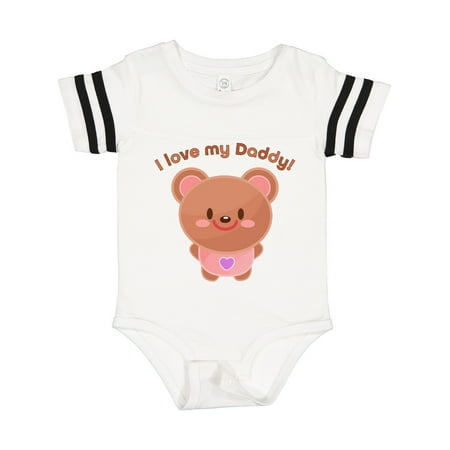 

Inktastic I Love My Daddy- Cute Baby Bear Gift Baby Boy or Baby Girl Bodysuit