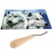 thumbnail image 1 of DIY Two Wolves Latch Hook Kit Alfombra Fabricación de Manualidades para Niños/adultos, 19.6 X 11.8 Pulgadas, 1 of 7