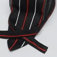 thumbnail image 4 of Langgg Toque de Chef Serveur Gril Unisexe BBQ Boulangerie Uniforme Casquettes Chapeau Rouge Blanc Rayures, 4 of 9