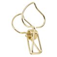 thumbnail image 2 of Small Metal Clips, High Tension Paper Binder Multipurpose Easy To Use  For Certificates For Documents For Tickets Gold,Blue,Silver,Purple, 2 of 8