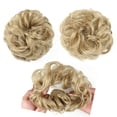 thumbnail image 6 of comerut 10cm Women Hair Bun Extension Wavy Curly Messy Donut Chignons Wig Hairpiece, 6 of 8