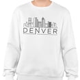 thumbnail image 2 of Skyline Denver Colorado Sweatshirt Unisex Large White, 2 of 5