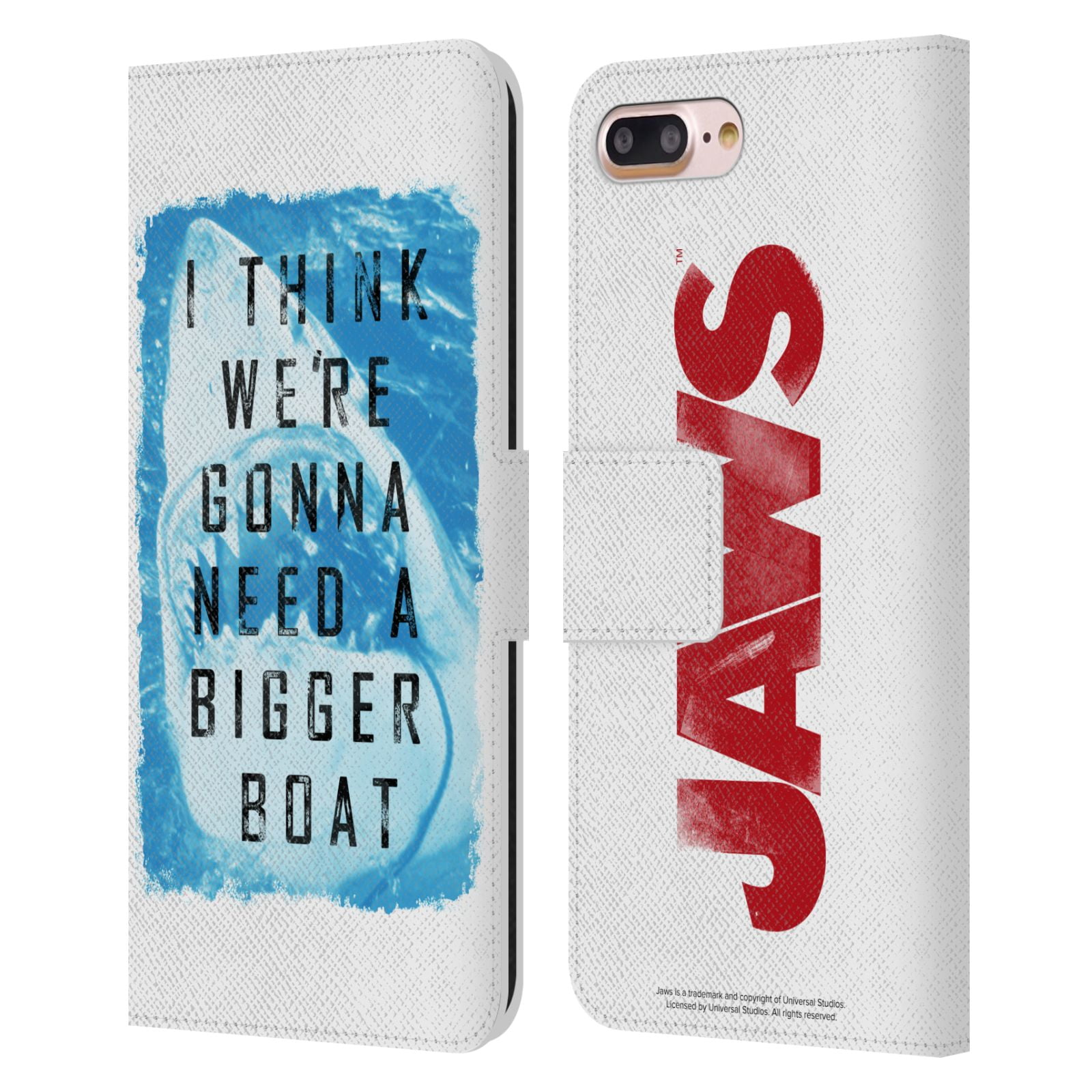 Head Case Designs Officially Licensed Jaws I Key Art Bigger Boat 2 Leather Book Wallet Case Compatible with Apple iPhone 7 Plus / iPhone 8 Plus - Walmart.com