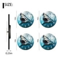 thumbnail image 2 of Modern Wall Clock Battery Operated Analog Clock with Quality Quartz Non-Ticking,Decorative for Kitchen-Scary Great White Shark (14inch), 2 of 4