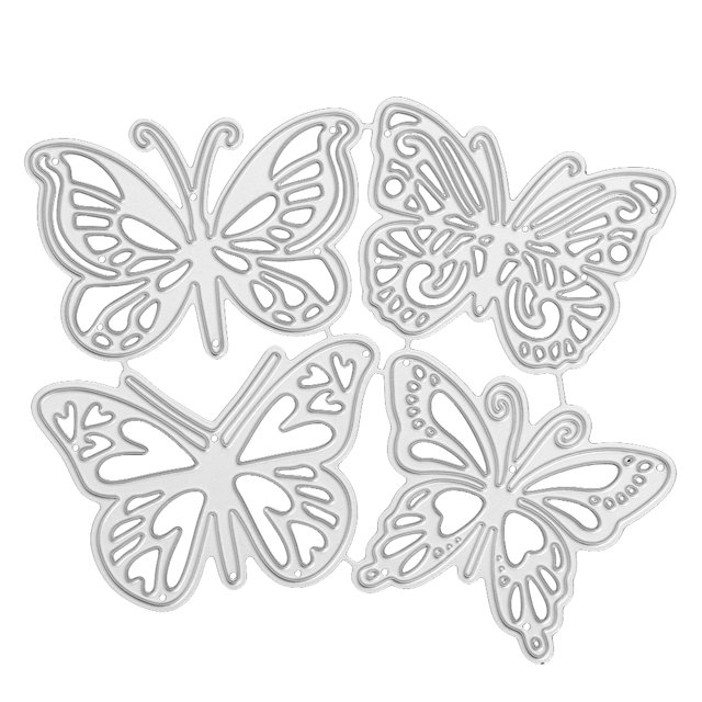 Tarjeta De Corte De Papel Troqueles de corte de metal para plantillas de estampado en relieve de papel para álbum de recortes de bricolaje AB0014 Ehuebsd Libre de BPA