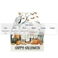 thumbnail image 3 of Halloween Table Runner Ghost Pumpkin Printed Decor, Spooky Holiday Dining Table Cover Linen Fabric Party Decoration, Halloween Kitchen Home Decor Runner for Fall Party, 3 of 9