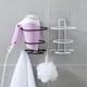 thumbnail image 3 of Soporte para secador de pelo de pared, soporte para secador de pelo, accesorios de baño (negro), 3 of 7
