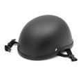 thumbnail image 3 of DOT Flat Low Profile Motorcycle Half Helmet Skull Cap Black For  Chopper, 3 of 11