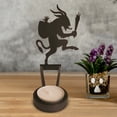thumbnail image 4 of Portavelas de terror de metal para Halloween Shadow Caster para decoración del hogar (B), 4 of 6