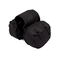 Stansport Canvas Saddle Bag - Black