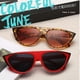 thumbnail image 4 of Gafas de sol de moda jinwen grandes marco negro y lente gris degradado, 4 of 8
