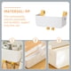 thumbnail image 4 of 1 Set Organizador de cama Caja de canasta Caja de canasta Dormitorio Contenedor de almacenamiento, 4 of 6
