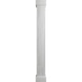 thumbnail image 3 of Ekena Millwork 6"W x 14'H Sand Blasted Endurathane Faux Wood Non-Tapered Square Column Wrap with Standard Capital & Base, 3 of 16